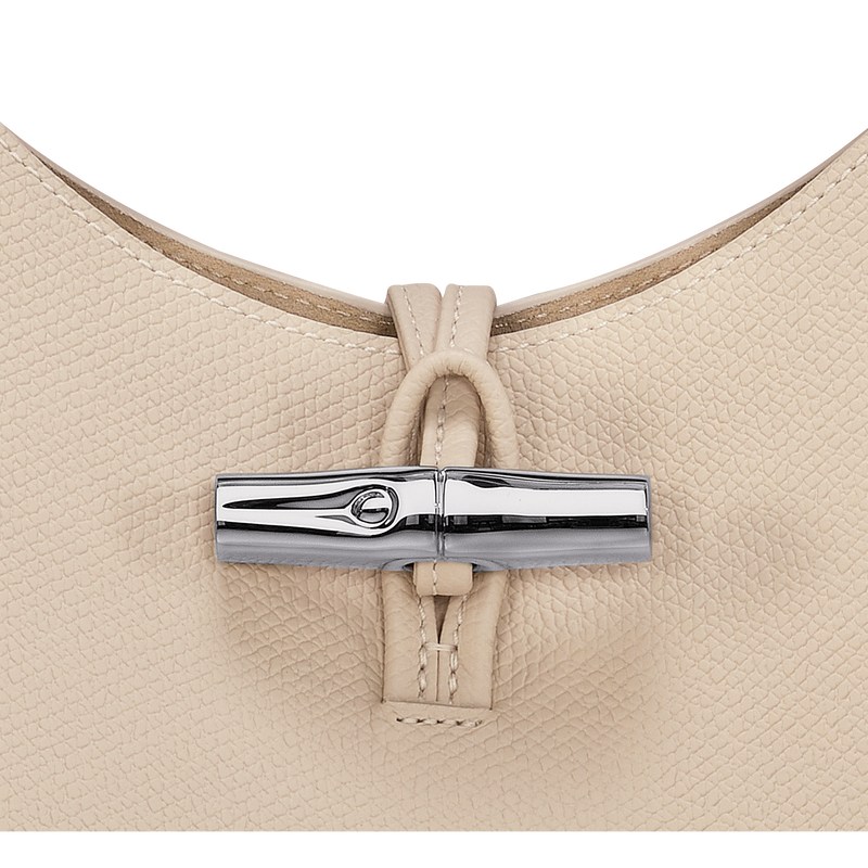 Longchamp Le Roseau M Hobo Bag Paper | 4023TSOPG