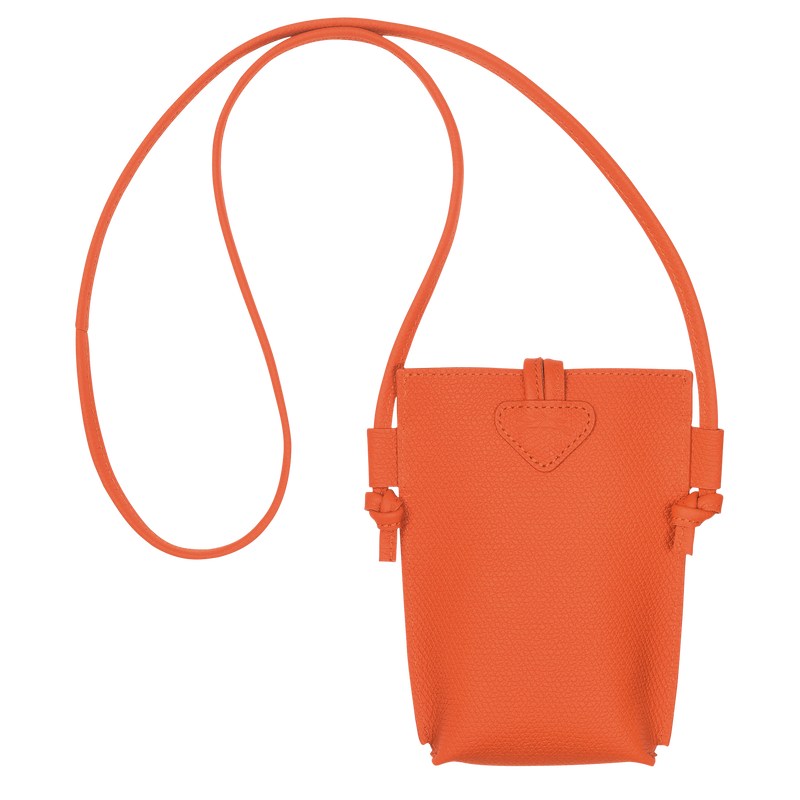 Longchamp Le Roseau Phone Case With Lace Orange | 7362MUERQ