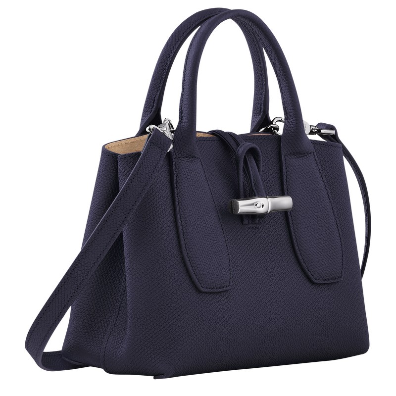 Longchamp Le Roseau S Handbag Bilberry | 7461DPGVT