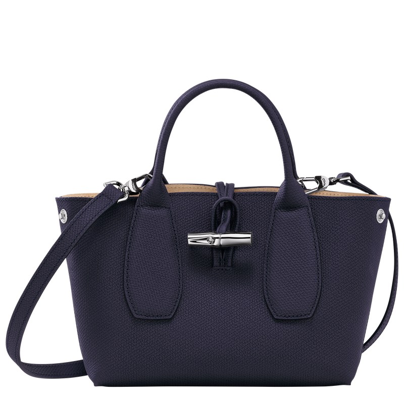 Longchamp Le Roseau S Handbag Bilberry | 7461DPGVT