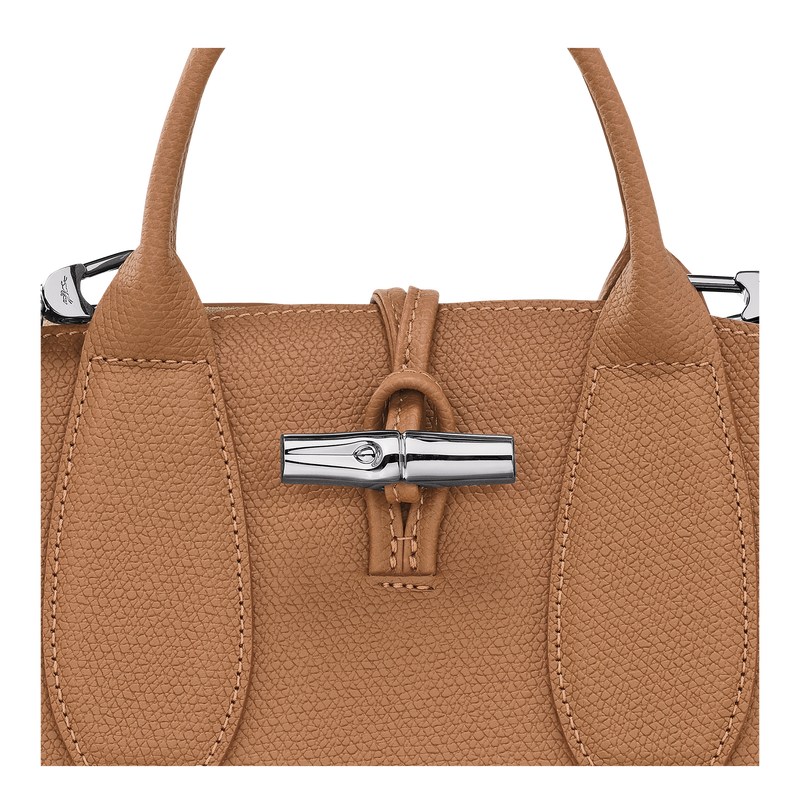 Longchamp Le Roseau S Handbag Natural | 1429GXUKW