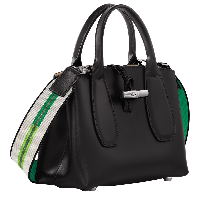 Longchamp Le Roseau S Handbag Schwarz | 5768NZLRH