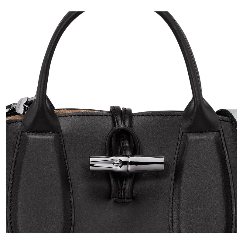 Longchamp Le Roseau S Handbag Schwarz | 5768NZLRH