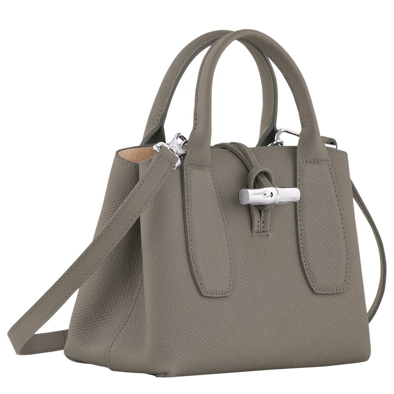 Longchamp Le Roseau S Handbag Turtledove | 6715BXOMT