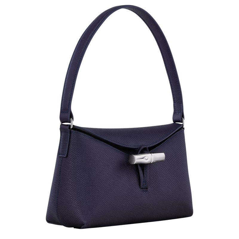 Longchamp Le Roseau S Hobo Bag Bilberry | 9340AXBGL