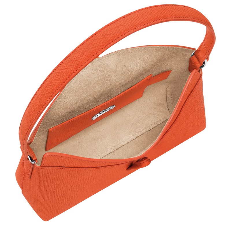 Longchamp Le Roseau S Hobo Bag Orange | 6810TDBIX