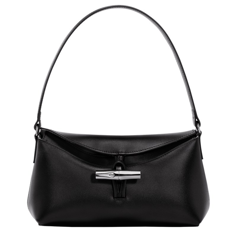 Longchamp Le Roseau S Hobo Bag Schwarz | 1096CEGOX