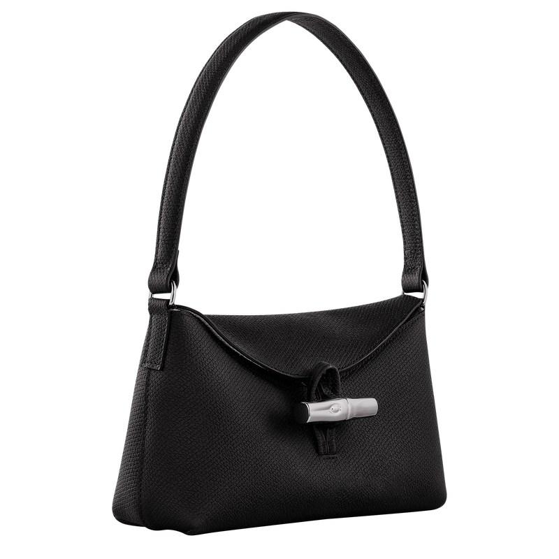 Longchamp Le Roseau S Hobo Bag Schwarz | 3560GHNUE