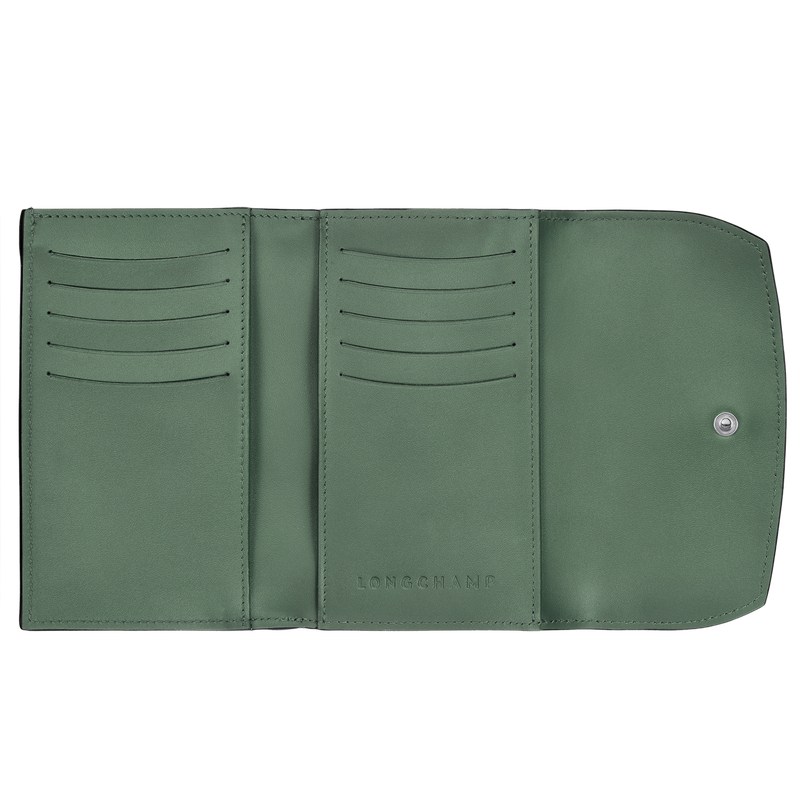 Longchamp Le Roseau Wallet Sage | 8603XTDUI