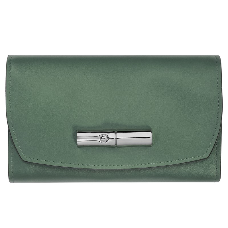 Longchamp Le Roseau Wallet Sage | 8603XTDUI