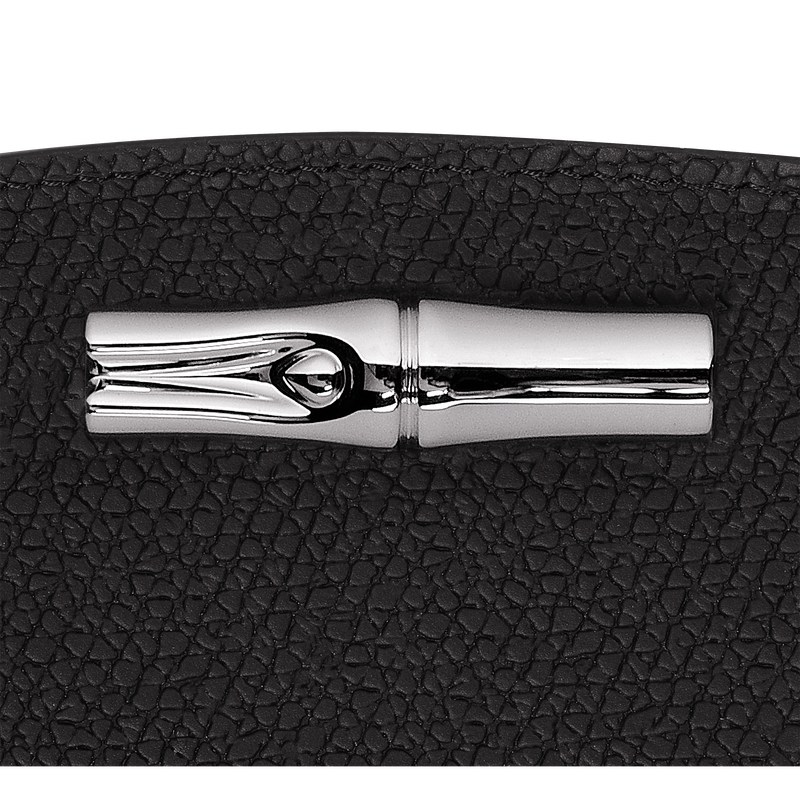 Longchamp Le Roseau Wallet Schwarz | 7450GZEQA