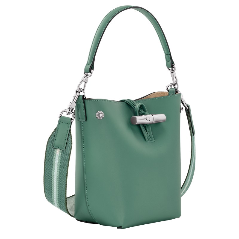 Longchamp Le Roseau Xs Bucket Bag Sage | 6458XLYQW