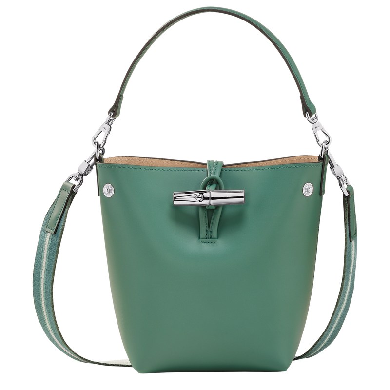 Longchamp Le Roseau Xs Bucket Bag Sage | 6458XLYQW