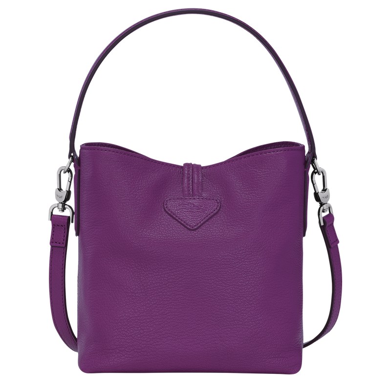 Longchamp Le Roseau Xs Bucket Bag Violet | 3627FMOLI