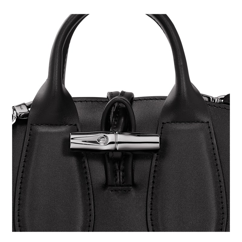 Longchamp Le Roseau Xs Handbag Schwarz | 1987KUXBV