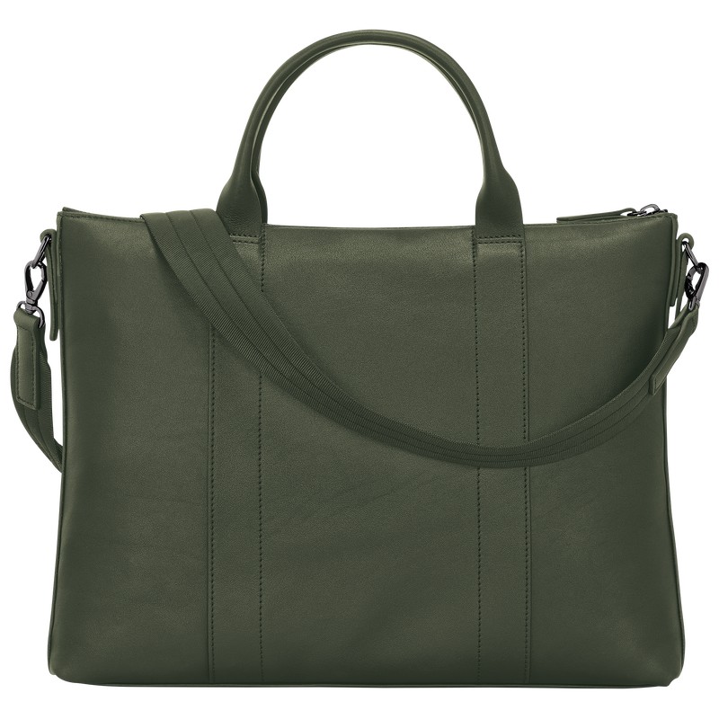 Longchamp Longchamp 3d Briefcase Khaki | 5309BRMAK