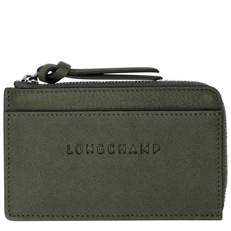 Longchamp Longchamp 3d Card Holder Khaki | 8965ANMGJ