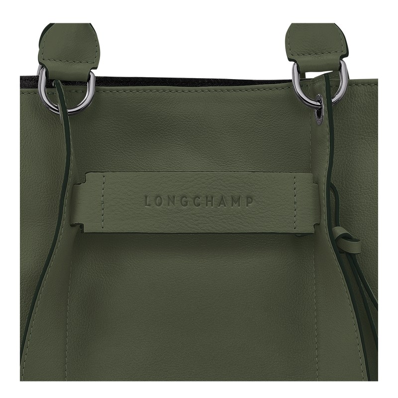 Longchamp Longchamp 3d L Handbag Khaki | 0376VJBKR