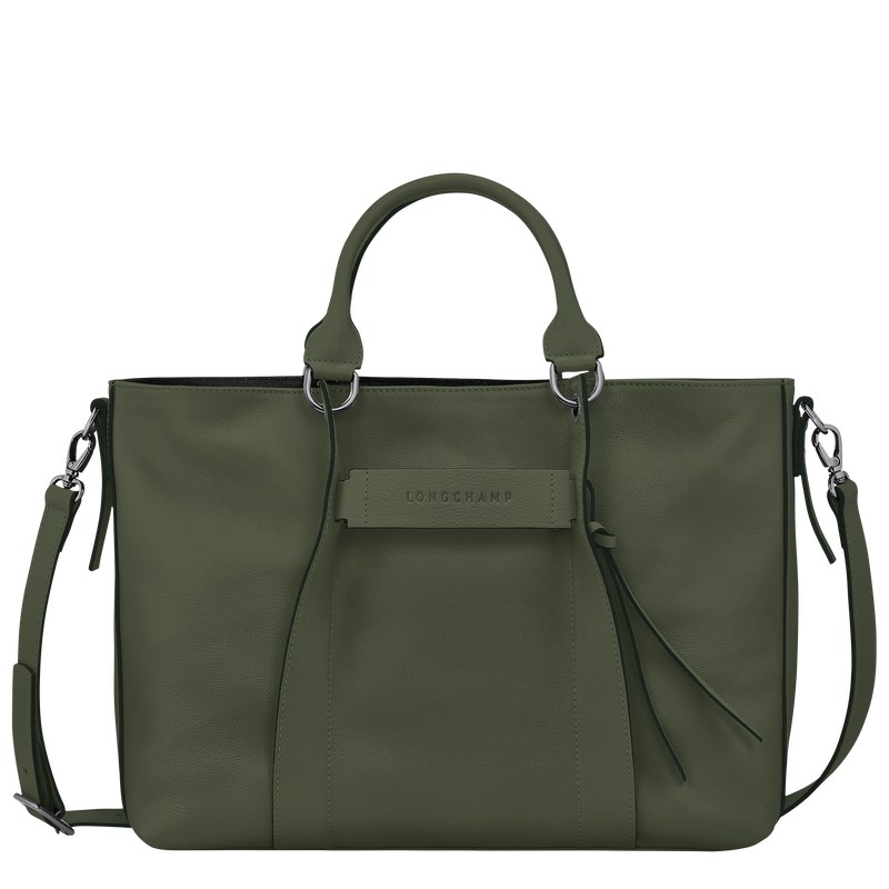 Longchamp Longchamp 3d L Handbag Khaki | 0376VJBKR