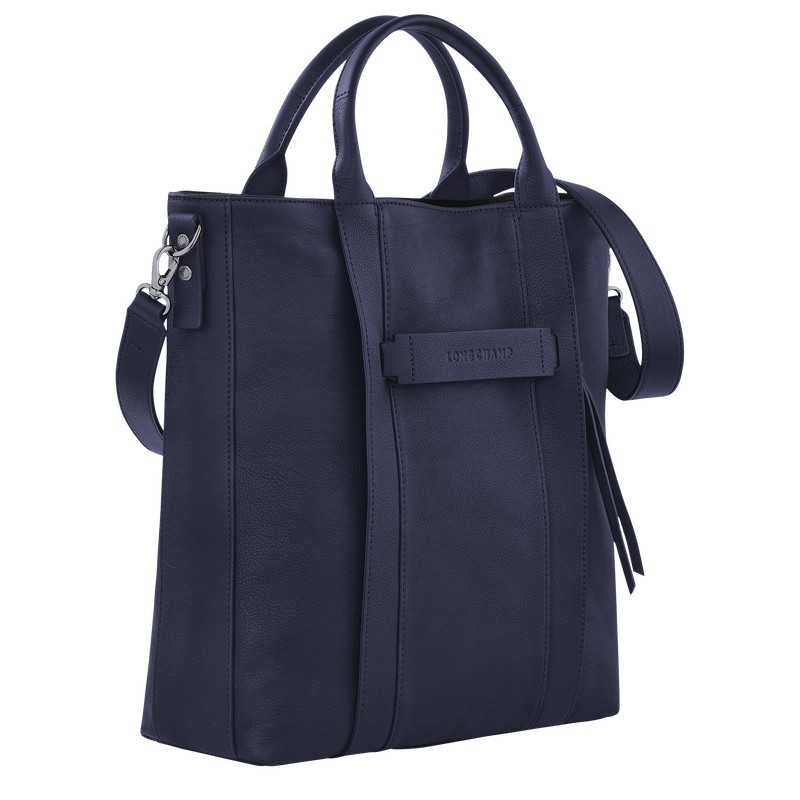 Longchamp Longchamp 3d L Tote Bag Bilberry | 8420UNGDZ