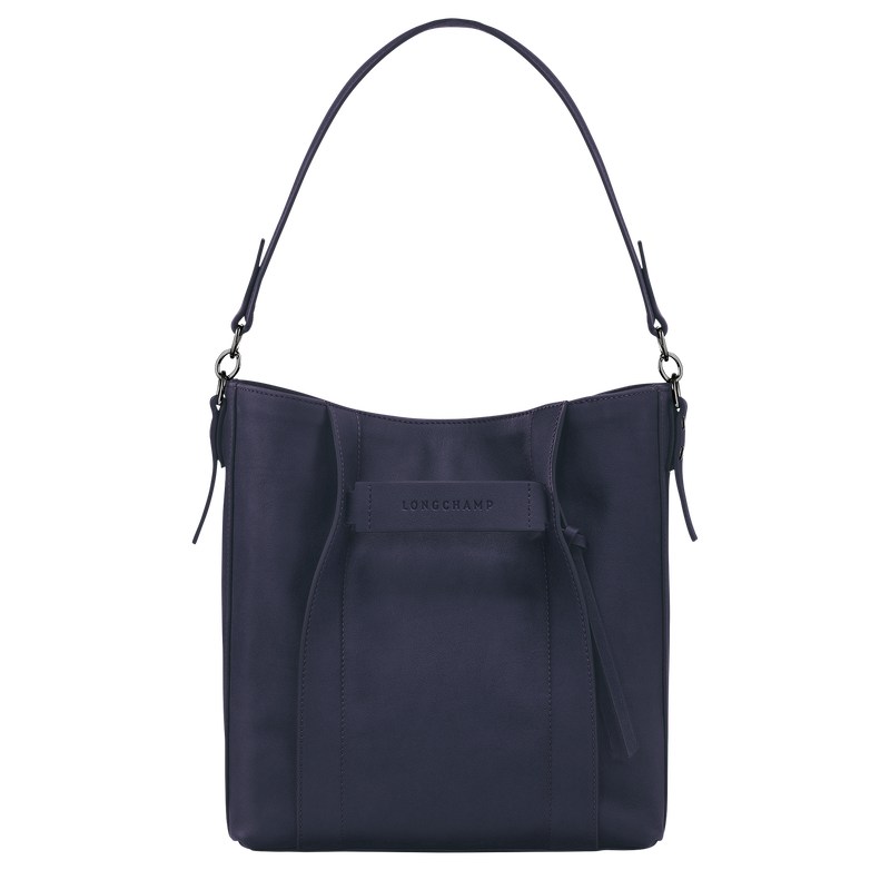 Longchamp Longchamp 3d M Hobo Bag Bilberry | 3021BGDMI