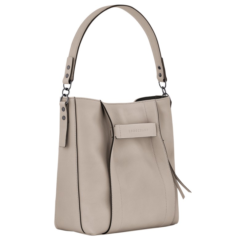 Longchamp Longchamp 3d M Hobo Bag Clay | 4835IBFUE