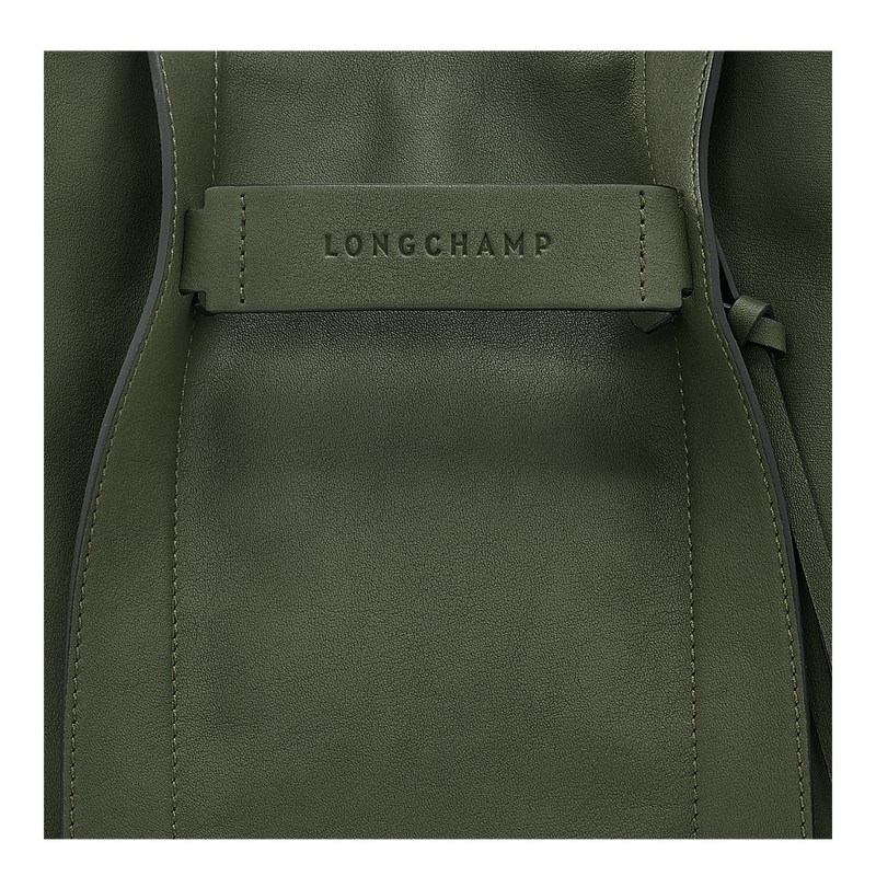 Longchamp Longchamp 3d M Hobo Bag Khaki | 4395MZRVL