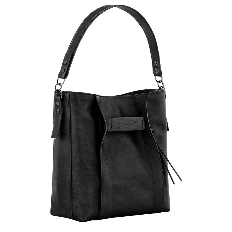 Longchamp Longchamp 3d M Hobo Bag Schwarz | 9783JHUGM