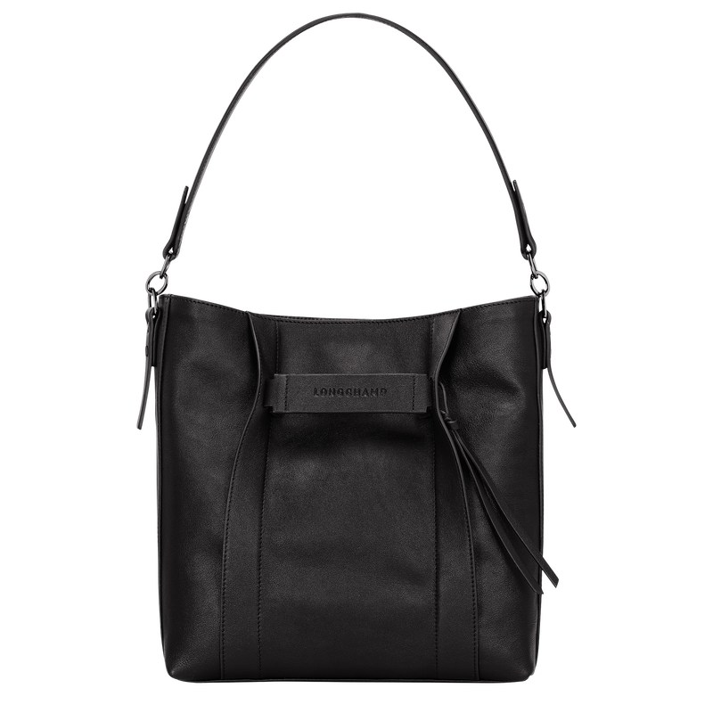 Longchamp Longchamp 3d M Hobo Bag Schwarz | 9783JHUGM