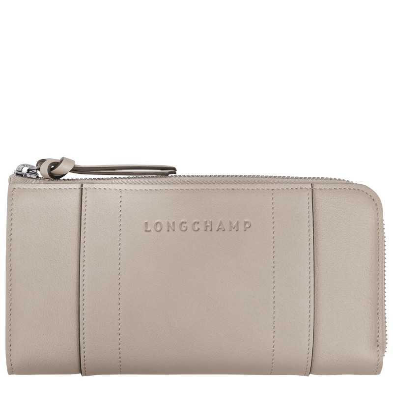 Longchamp Longchamp 3d Zip Around Wallet Clay | 1873OZVLH