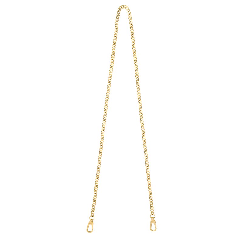 Longchamp Longchamp Chaîne Shoulder Strap Gold | 8153HCIEW