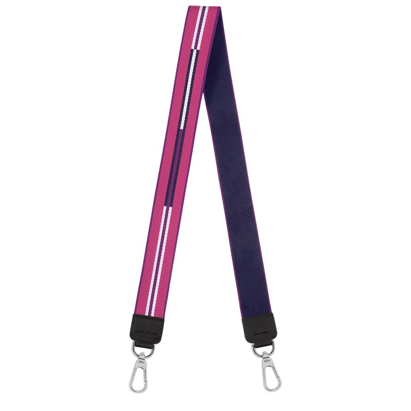 Longchamp Longchamp Rayures Shoulder Strap Violet | 0836TEZNI