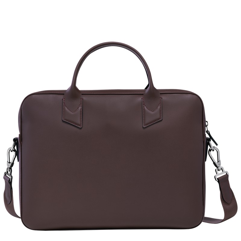 Longchamp Longchamp Sur Seine Briefcase Mocha | 1856RZBEQ