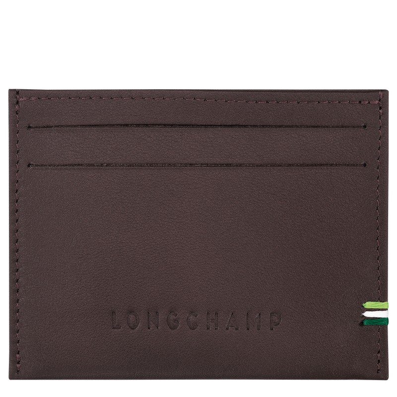 Longchamp Longchamp Sur Seine Card Holder Mocha | 4526LWCIB