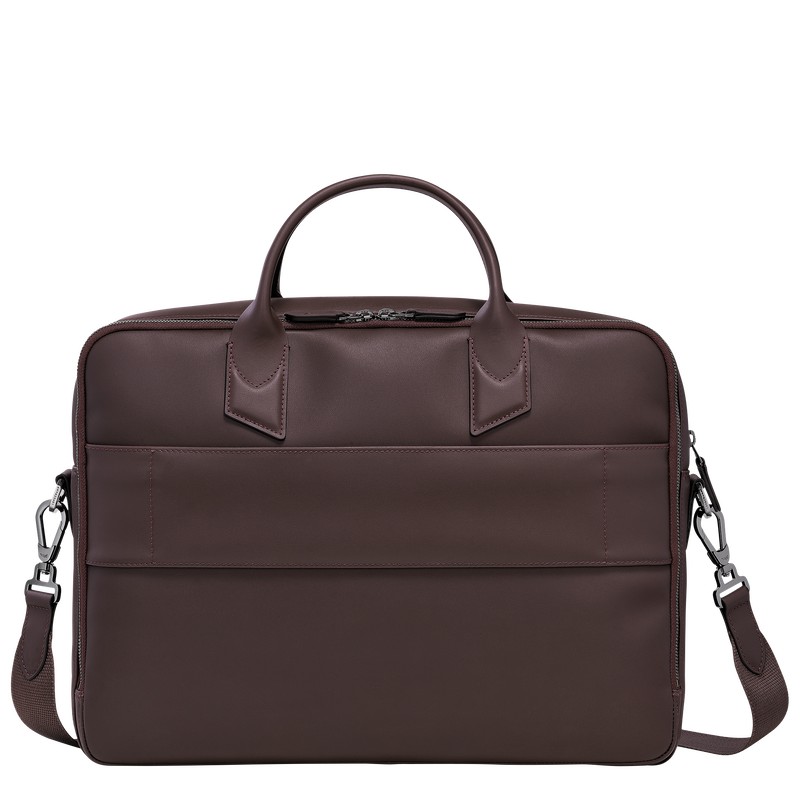 Longchamp Longchamp Sur Seine M Briefcase Mocha | 6879RXHDE