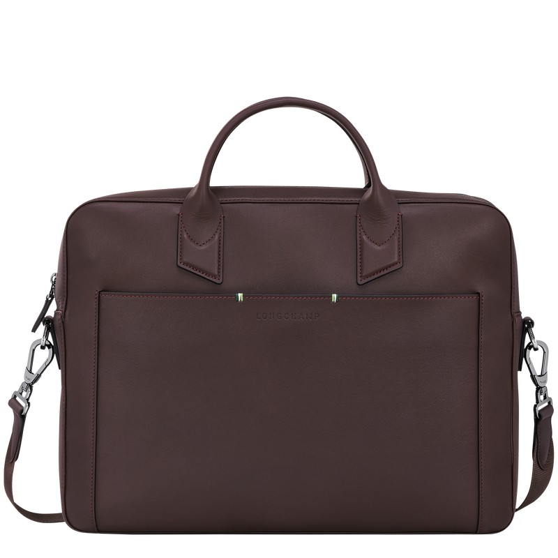 Longchamp Longchamp Sur Seine M Briefcase Mocha | 6879RXHDE