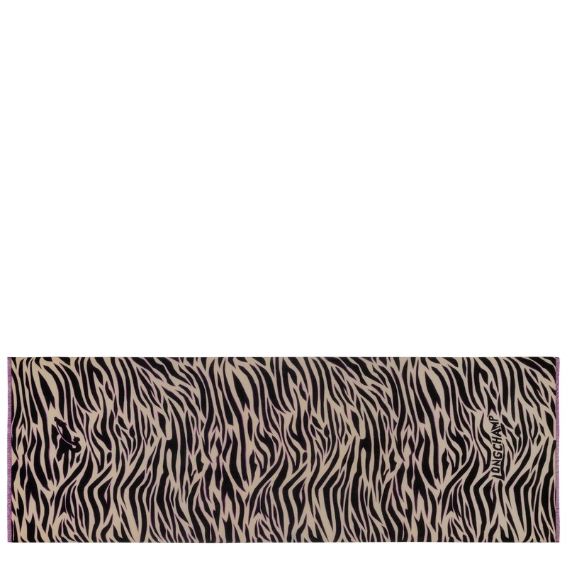 Longchamp Longchamp Tiger Stole Oat | 7501ZTBGU