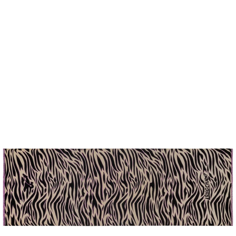 Longchamp Longchamp Tiger Stole Oat | 8749MGNDJ