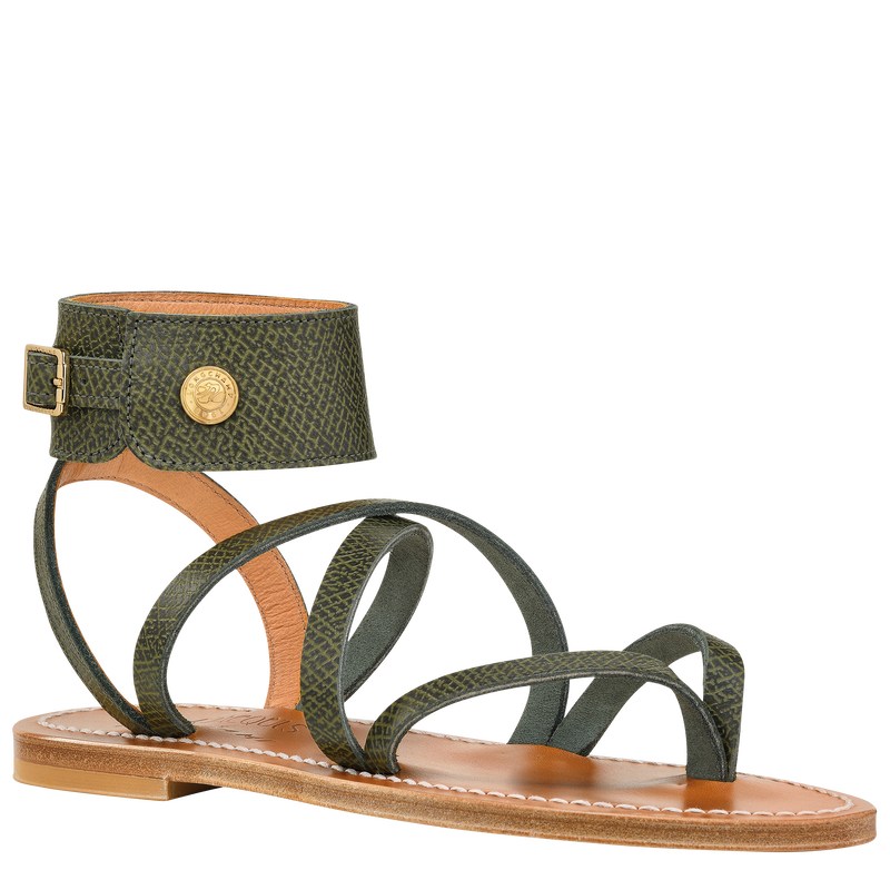 Longchamp Longchamp X K.Jacques Sandals Forest | 1685DNABH