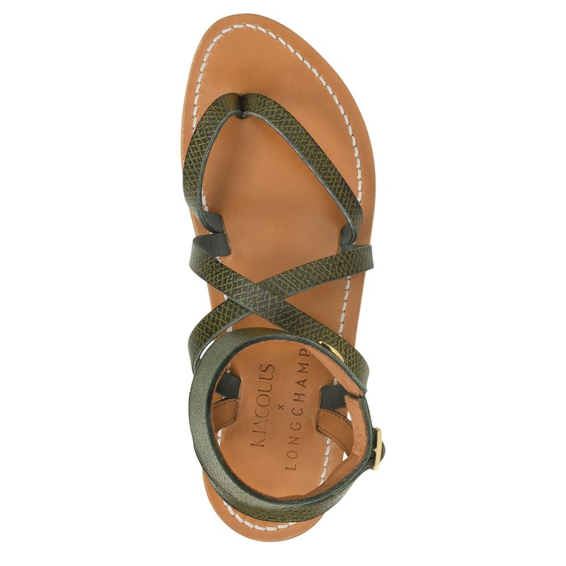 Longchamp Longchamp X K.Jacques Sandals Forest | 1685DNABH