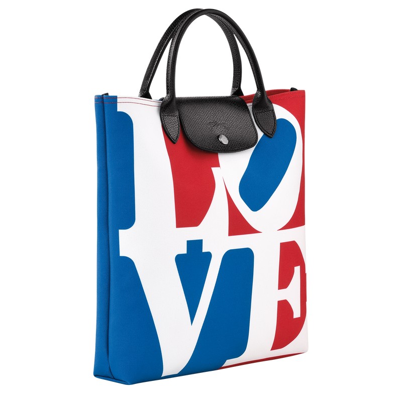 Longchamp Longchamp X Robert Indiana L Handbag Weiß | 5713KLCRO