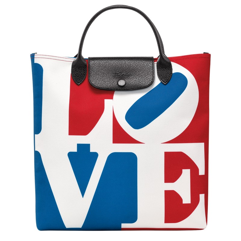 Longchamp Longchamp X Robert Indiana L Handbag Weiß | 5713KLCRO