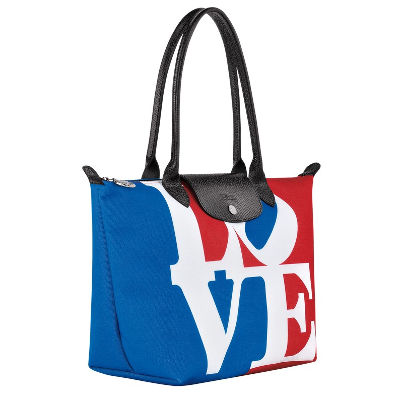 Longchamp Longchamp X Robert Indiana M Tote Bag Weiß | 6274XZCUS