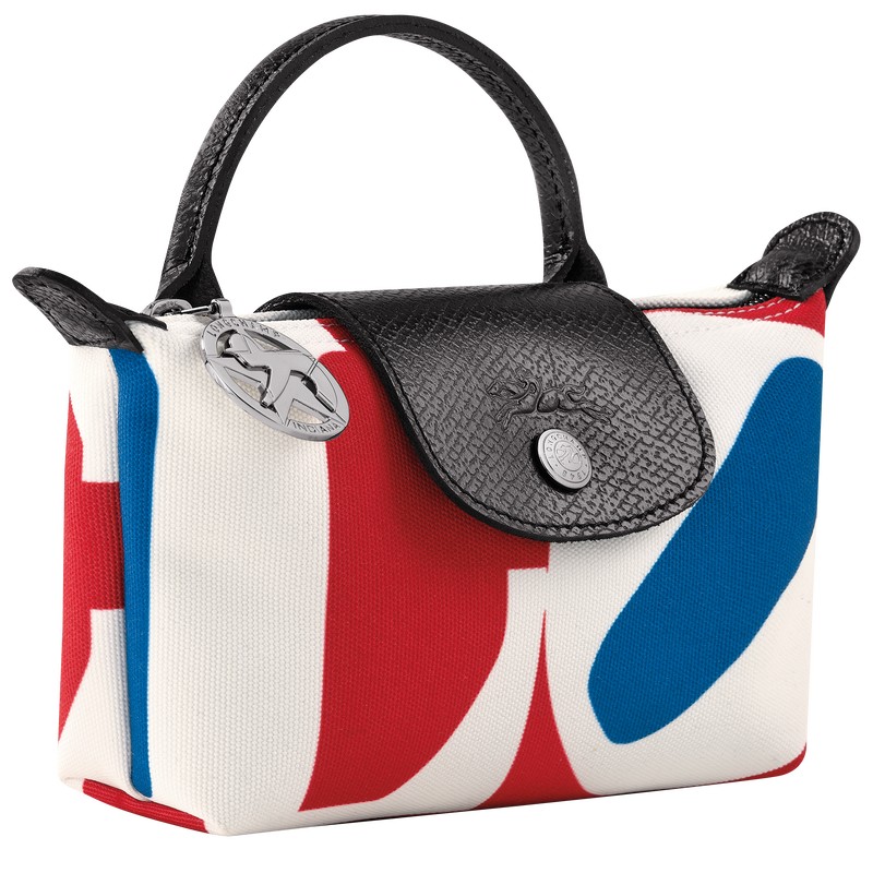 Longchamp Longchamp X Robert Indiana Pouch Weiß | 3219HAPMF