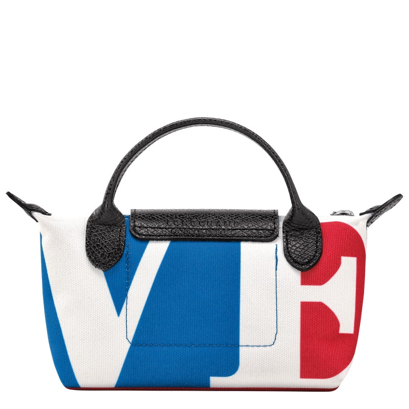 Longchamp Longchamp X Robert Indiana Pouch Weiß | 3219HAPMF