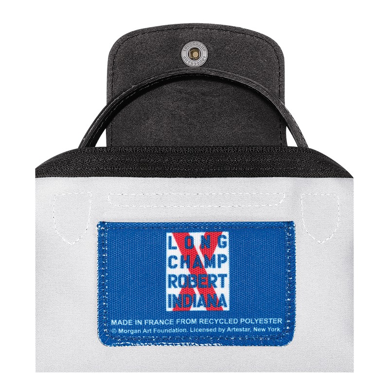 Longchamp Longchamp X Robert Indiana Pouch Weiß | 3219HAPMF