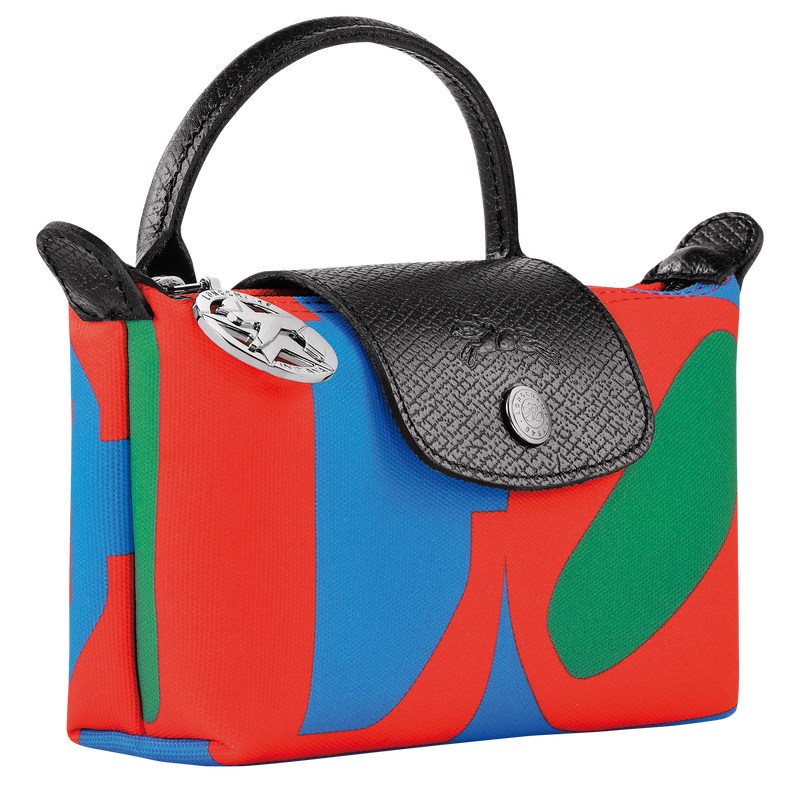 Longchamp Longchamp X Robert Indiana Pouch Rot Navy | 7120IZYLQ