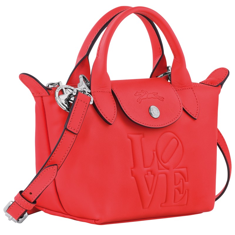 Longchamp Longchamp X Robert Indiana Xs Handbag Rot | 3072DQHPB