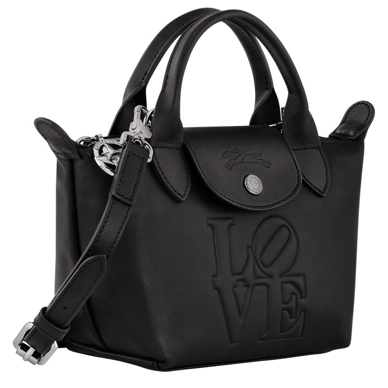 Longchamp Longchamp X Robert Indiana Xs Handbag Schwarz | 7869PNJVF