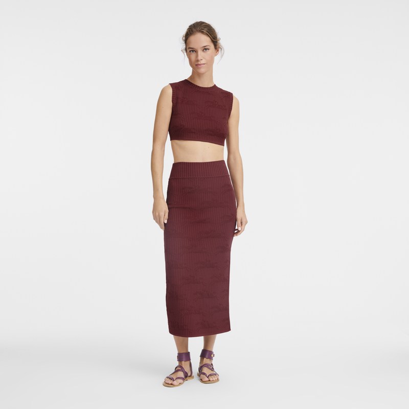 Longchamp Midi Skirt Sienna | 7254XODNG